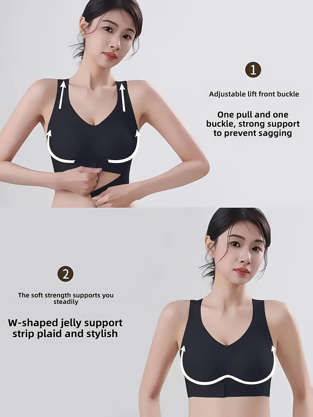 Seamless Push-Up Bra – Comfortable & Breathable